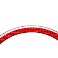 Car Carbon Fiber Door Horn Decorative Sticker for Toyota RAV4 2006-2013, Left and Right Drive (Red)