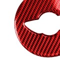 Car Carbon Fiber Steering Wheel Logo Decorative Sticker for BMW Mini R55 R56 Countryman R60 Paceman
