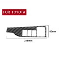 Car Carbon Fiber Headlight Switch Decorative Sticker for Toyota Corolla / Levin 2014-2018, Right Dri