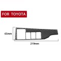 Car Carbon Fiber Headlight Switch Decorative Sticker for Toyota Corolla / Levin 2014-2018, Left Driv