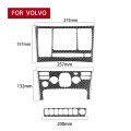 Car Carbon Fiber Control Panel Set B Decorative Sticker for Volvo XC90 2003-2014, Left and Right Dri