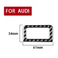 Car Carbon Fiber Trunk Switch Sticker for Audi A6L / A7 2019-, Left and Right Drive Universal