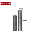 Car Carbon Fiber Threshold Decorative Sticker for Audi A6L / A7 2019-, Left and Right Drive Universa