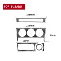 5 in 1 Car Carbon Fiber Control Panel A Decorative Sticker for Subaru BRZ / Toyota 86 2017-2019, Rig
