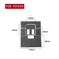 4 PCS / Set Carbon Fiber Car Front Row Reading Light Panel Decorative Sticker for Toyota Tundra 2014
