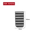 Carbon Fiber Car Armrest Box Slot Pad Decorative Sticker for Toyota Tundra 2014-2018, Left Right Dri