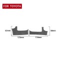 2 PCS / Set Carbon Fiber Car Dashboard Air Outlet Decorative Sticker for Toyota Tundra 2014-2018, Le