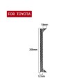 3 PCS / Set Carbon Fiber Car Central Control Cup Holder Decorative Sticker for Toyota Tundra 2014-20