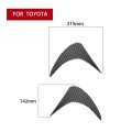 2 PCS / Set Carbon Fiber Car Front Lamp Eyebrow Decorative Sticker for Toyota GT86 / Subaru BRZ 2012