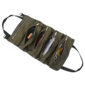 Car Auto Multi-function Canvas Storage Bag Portable Tool Bag Hanging Pocket Bag (Army Green)