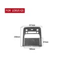 2 PCS / Set Carbon Fiber Car Reading Light Panel A Version Decorative Sticker for Lexus GS 2006-2011