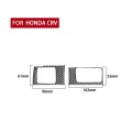 2 PCS / Set Carbon Fiber Car Central Control Card Box Panel Decorative Sticker for Honda CRV 2007-20