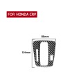 Carbon Fiber Car Gear Indicator Frame Decorative Sticker for Honda CRV 2007-2011,Left Drive