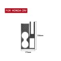 Carbon Fiber Car Cup Holder Panel Decorative Sticker for Honda CRV 2007-2011,Right Drive