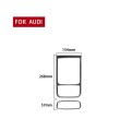 2 PCS / Set Carbon Fiber Car Reading Lamp Frame Decorative Sticker for Audi Q3 2013-2018,Left and Ri