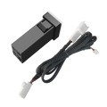 For Toyota 2009-2019 60W USB-A+Type-C Car Smart Phone PD Fast Charger