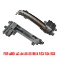 1 Pair For Audi A4 B8.5 Car Dynamic LED Turn Signal Light Rearview Mirror Flasher Water Blinker (Tra
