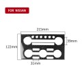 Car Carbon Fiber Instrument Control Panel Decorative Sticker for Nissan GTR R35 2008-2016, Left Driv