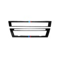 Three Color Carbon Fiber Car CD Panel Decorative Sticker for BMW 5 Series F10 2011-2017