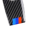 Three Color Carbon Fiber Car Handbrake Below Panel Decorative Sticker for BMW 5 Series F07 F10 F25 F