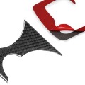 Car Carbon Fiber Cup Holder Panel Decorative Sticker for Nissan 370Z Z34 2009-, Left and Right Drive
