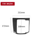 Car Carbon Fiber Gear Panel Decorative Sticker for Mazda CX-5 2017-2018, Right Drive