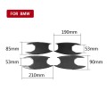 4 in 1 Car Carbon Fiber Outside Door Bowl Decorative Sticker for BMW 3 Series G20/G28/325Li/330d/335