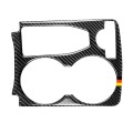 Car Carbon Fiber German Color Handrail Water Cup Holder Decorative Sticker for Mercedes-Benz GLK 200