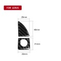 Car Carbon Fiber Glove Box Switch Decorative Sticker for Lexus IS250 300 350C 2006-2012, Right Drive
