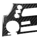 Car Carbon Fiber CD Panel Decorative Sticker for Lexus IS250 300 350C 2006-2012, Left and Right Driv