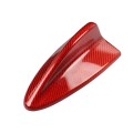 Car Carbon Fiber Antenna Decorative Cover for BMW E90, C Style (Red)