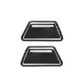Car Carbon Fiber Ashtray Panel Decorative Sticker for Audi A6 S6 C7 A7 S7 4G8 2012-2018, Left and Ri