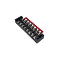 5 PCS Car 8-way 25A TB-2508 Dual Row Power Terminal Connector + 8-position Connection Strip with Cov