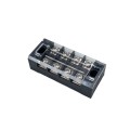 5 PCS Car 4-way 25A TB-2504 Dual Row Power Terminal Connector + 4-position Connection Strip with Cov