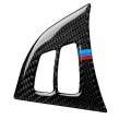 2 in 1 Car Carbon Fiber Tricolor Steering Wheel Buttons Decorative Sticker for BMW E70 X5 2008-2013,