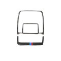 2 in 1 Car Carbon Fiber Tricolor Reading Light Decorative Sticker for BMW E70 X5 / E71 X6 2008-2013,