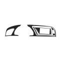 Car Carbon Fiber Dashboard Frame Decorative Sticker for Audi A5, Left Drive