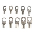 100 PCS Boat / Car Bolt Hole Tinned Copper Terminals Set Wire Terminals Connector Cable Lugs SC Term