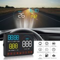 A9 5.5 inch Universal Car OBD2 HUD Vehicle-mounted Head Up Display (Blue)