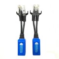2 PCS Anpwoo UPOE01 Spliceable 2 in 1 POE (Power + Ethernet) Passive Twisted Transceiver
