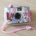 SUC4 Flowers Pattern Retro Film Camera Mini Point-and-shoot Camera for Children 5m Waterproof