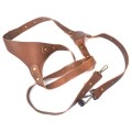 Quick Release Anti-Slip Shoulder Leather Harness Camera Strap with Metal Hook for SLR / DSLR Cameras