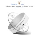 13.8cm Mirror Style USB Charging Smart 360 Degree Rotating Turntable Display Stand Video Shooting Pr