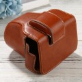 PU Leather Camera Full Body Case Bag with Strap for FUJIFILM X-T200 (15-45mm Lens)(Brown)