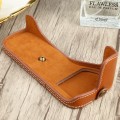 1/4 inch Thread PU Leather Camera Half Case Base for Canon EOS 77D / 800D(Brown)