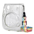 Glitter Power Crystal Case with Strap for FUJIFILM Instax mini 11 (Transparent)