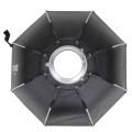 TRIOPO K2-55 55cm Speedlite Flash Octagon Parabolic Softbox Bowens Mount Diffuser(Black)
