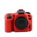 Soft Silicone Protective Case for Nikon D7500(Red)