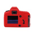 For Canon EOS 5D Mark II Soft Silicone Protective Case(Red)