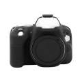 For Canon EOS 200D / EOS 200D Mark II Soft Silicone Protective Case(Black)